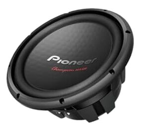 Pioneer Ts-W1212D4 Champion Series Maximum Power Subwoofer 1600W Nominal Power 500W, Multicolor