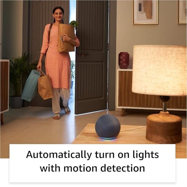 Echo Dot (5th Gen) | Smart speaker with Bigger sound, Motion Detection, Temperature Sensor, Alexa and Bluetooth| Blue colour - Image 3